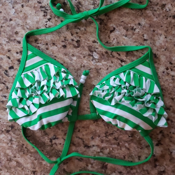 Arizona Jean Company | Swim | Striped Ruffle String Bikini Set | Poshmark